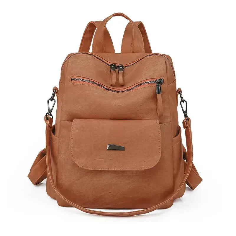 Nouveau sac à dos en cuir PU chaud sac à main pour femmes mode polyvalent Design sac à main dames sacs à bandoulière voyage sac à dos