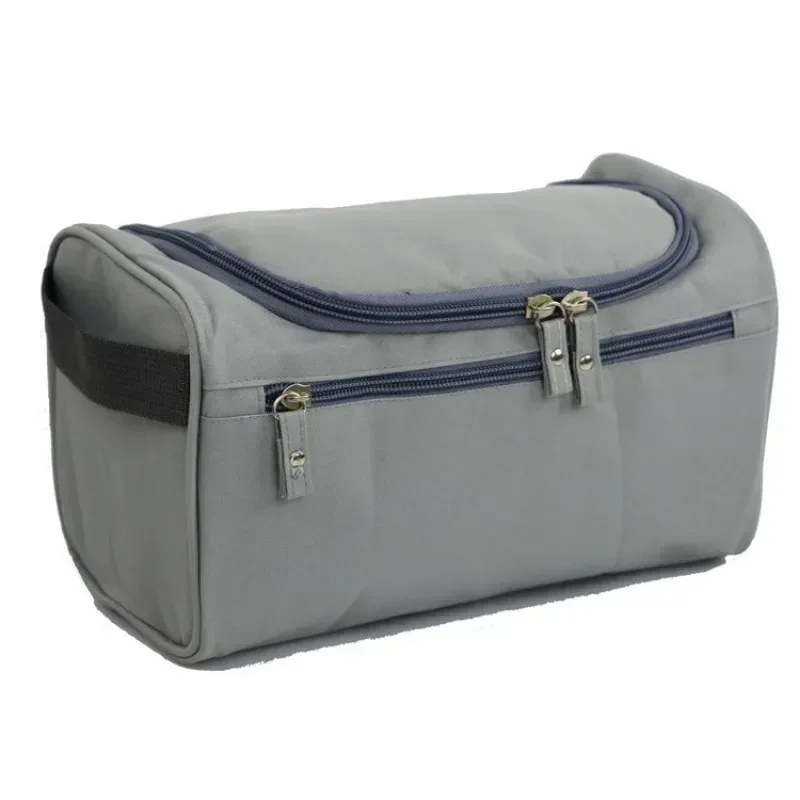 sac de rangement portable en polyester à fermeture éclair pour hommes et femmes, organisateur de produits de toilette, sac à cosmétiques de voyage, pochette de lavage étanche suspendue