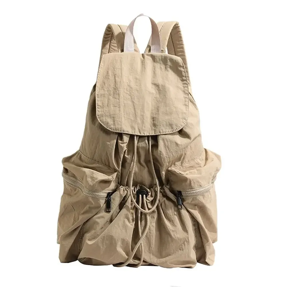 sac à dos wstring de proximité de style coréen, sac en nylon souple léger, sac fourre-tout solide pour documents, sac initié, employé de bureau, possède un design de niche, mignon