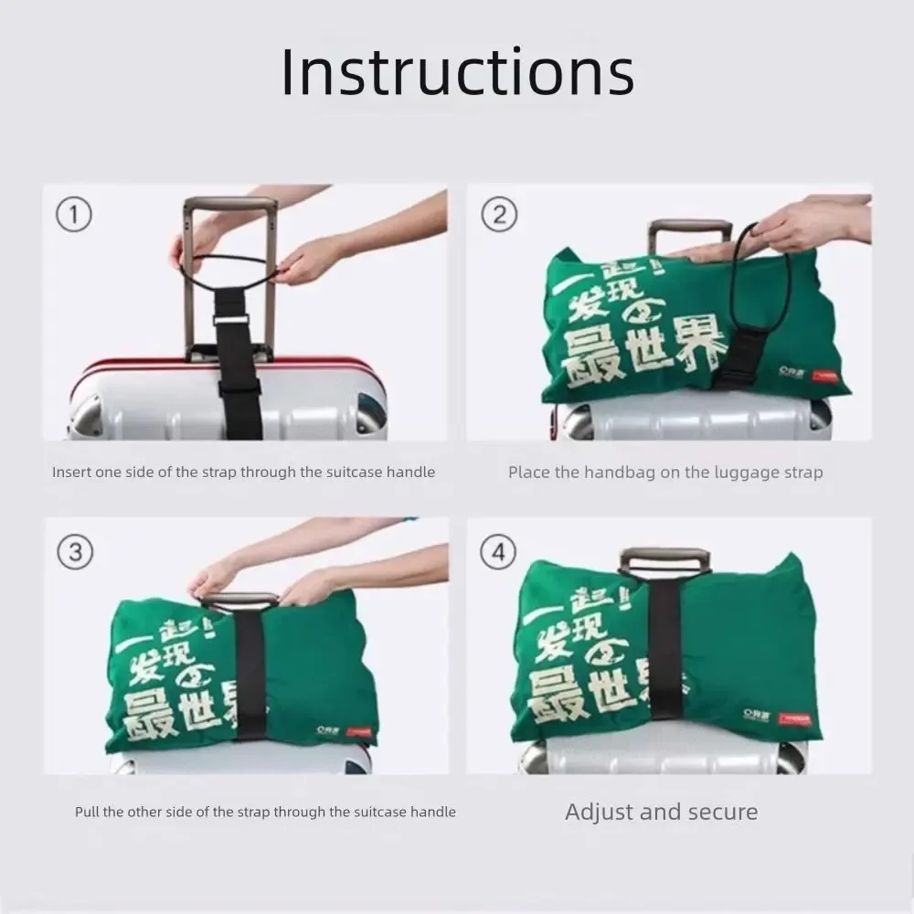 sangle élastique polyvalente pour bagages, sangle de connexion réglable et réutilisable pour valises de voyage, sangle de fixation pour valises