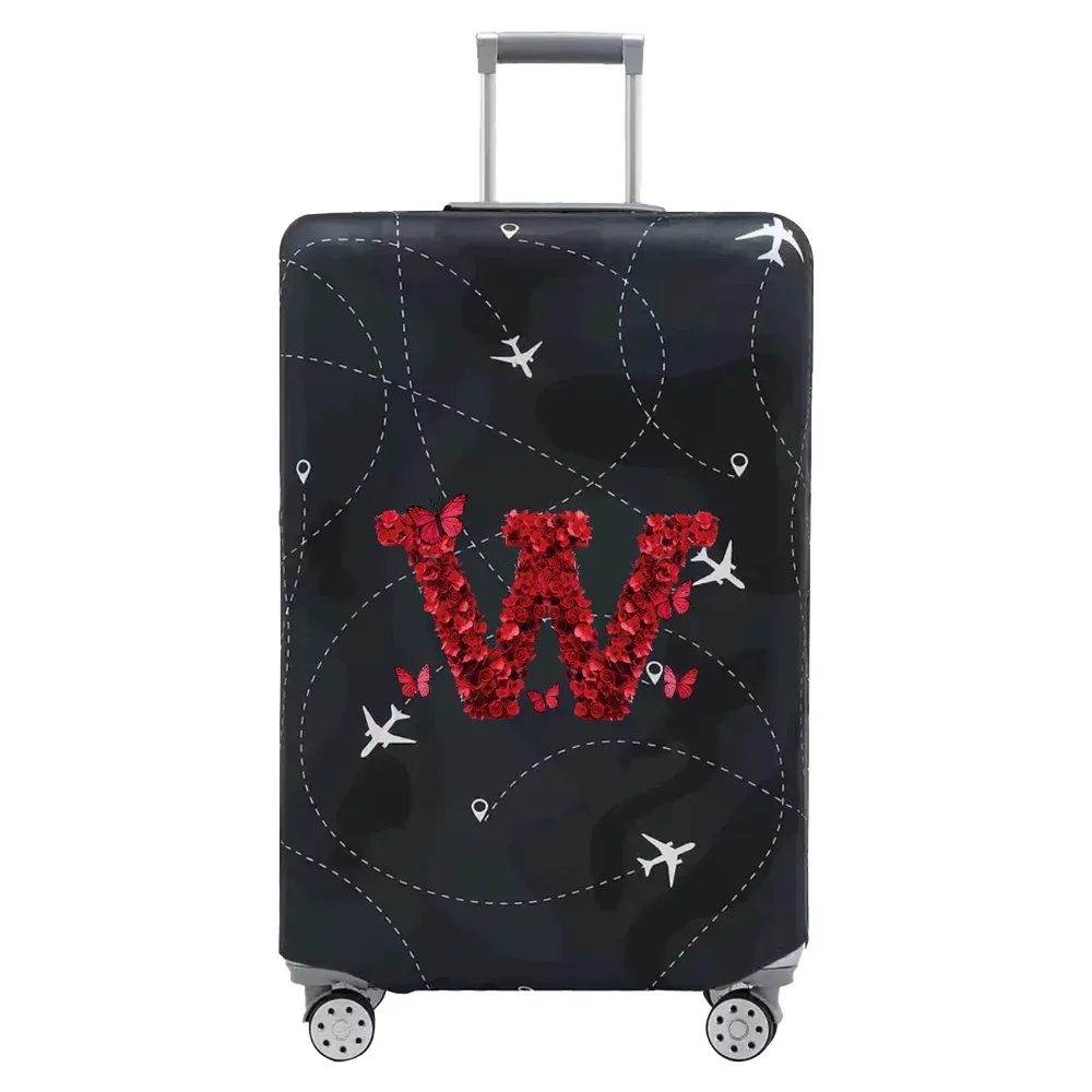 housse anti-poussière élastique pour sac de voyage, série rose, 18-32 pouces, résistante à l'usure, plusieurs styles