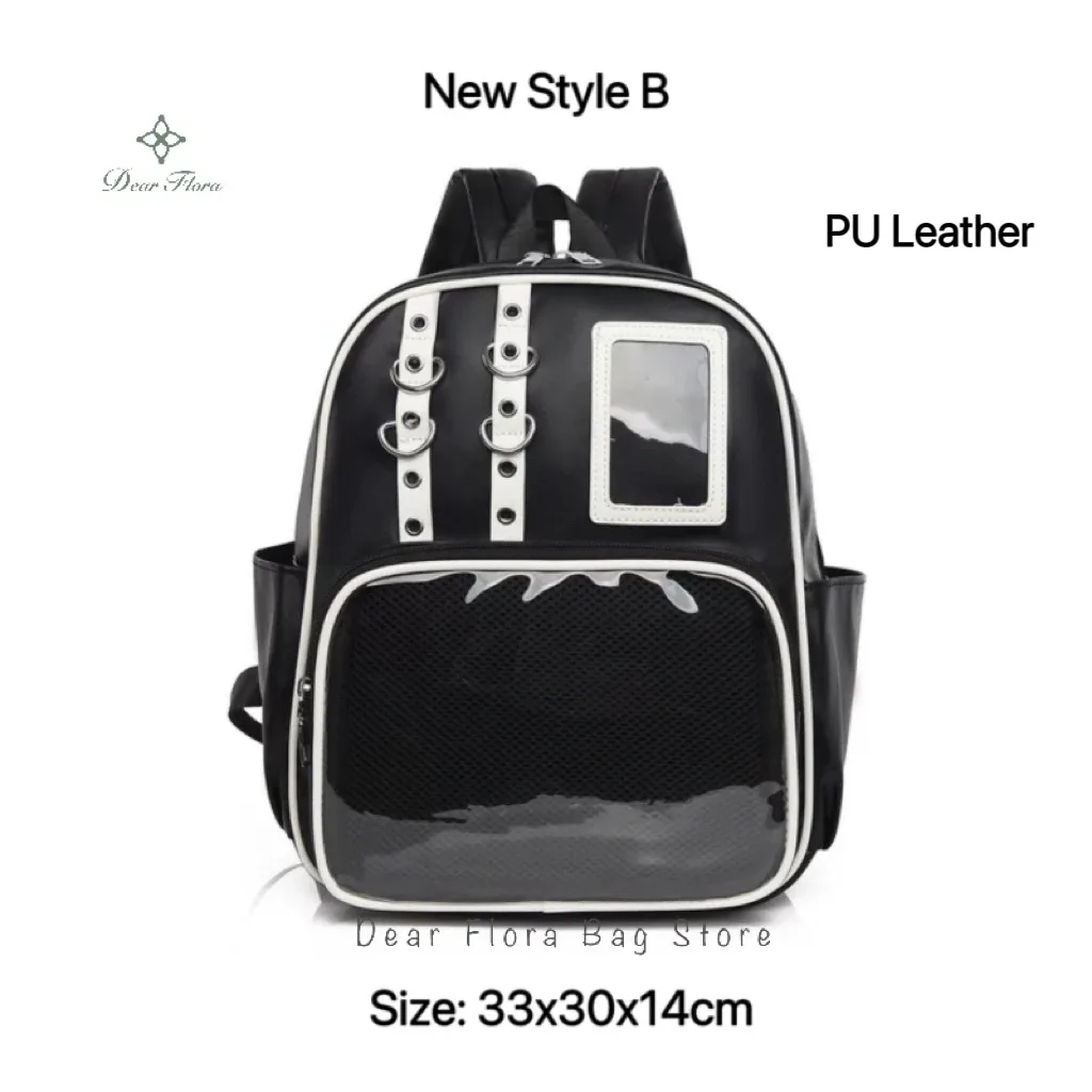 y2k mignon mini sac à dos femmes kawaii ita sac doux fille sac à dos transparent bricolage personnalité affichage sac à dos lolita sac à bandoulière