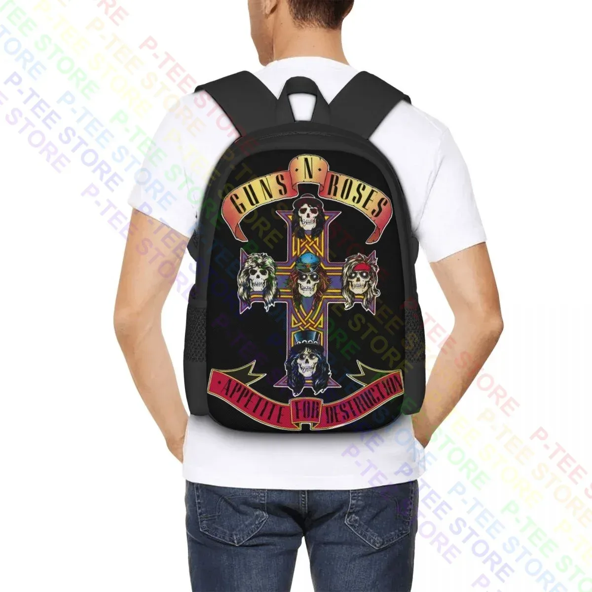 guns n roses appetite for destruction p-741sac à dos sac de sport d'entraînement de grande capacité