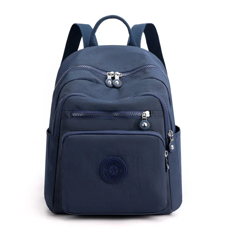 nouveau style coréen simple femmes sac à dos haut de gamme grande capacité double sac à bandoulière maman sac bonne qualité sacs en nylon en vente