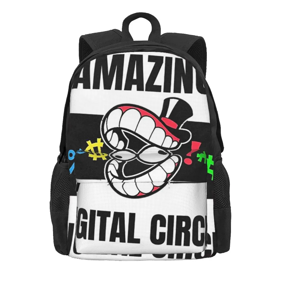 kinger the amazing digital circus sac à dos pour étudiants, garçons et filles, sac d'école pour enfants, sacs à bandoulière pour ordinateur portable pour hommes et femmes