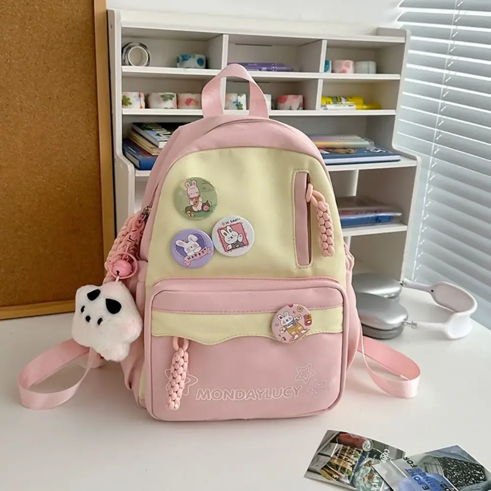 sac à dos mignon de style japonais, sac d'école multifonction en nylon, sac à main de grande capacité pour étudiant