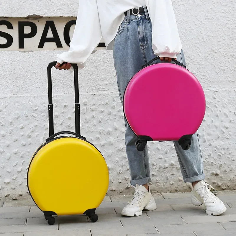 valise de chariot d'étudiant étanche de 18 pouces avec serrure à combinaison valise pour enfants avec bagage de voyage d'embarquement de roue universelle