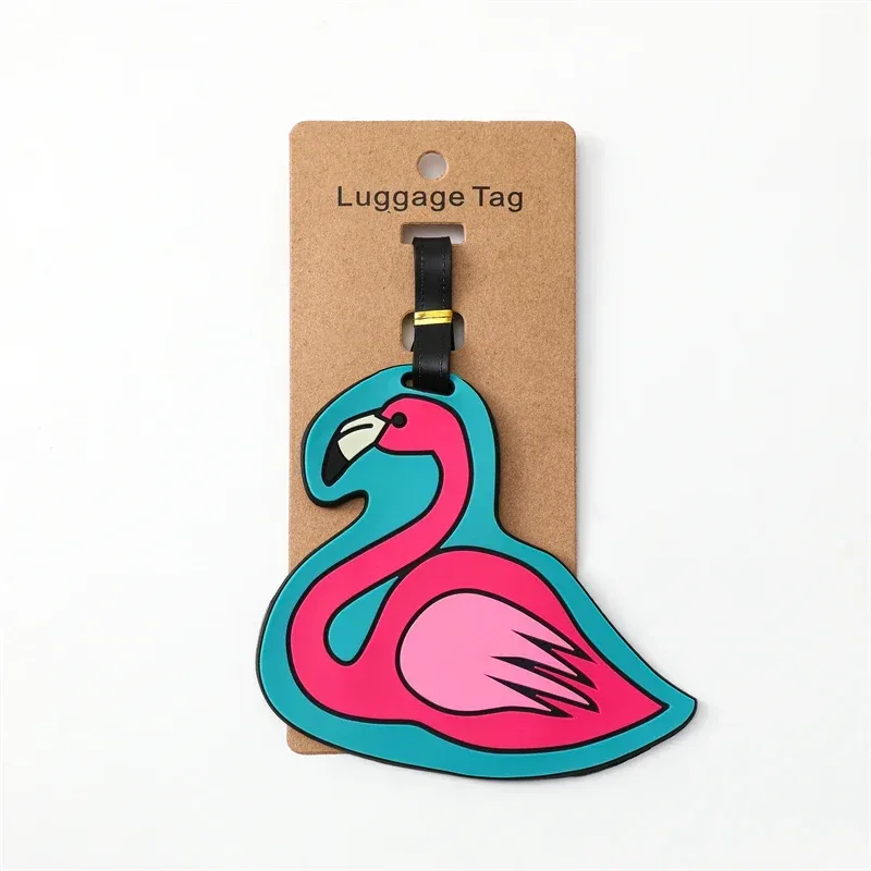 accessoires de voyage : étiquette de bagage créative corgi & chat, style mode, étiquettes de voyage portables et anti-perte pour valise