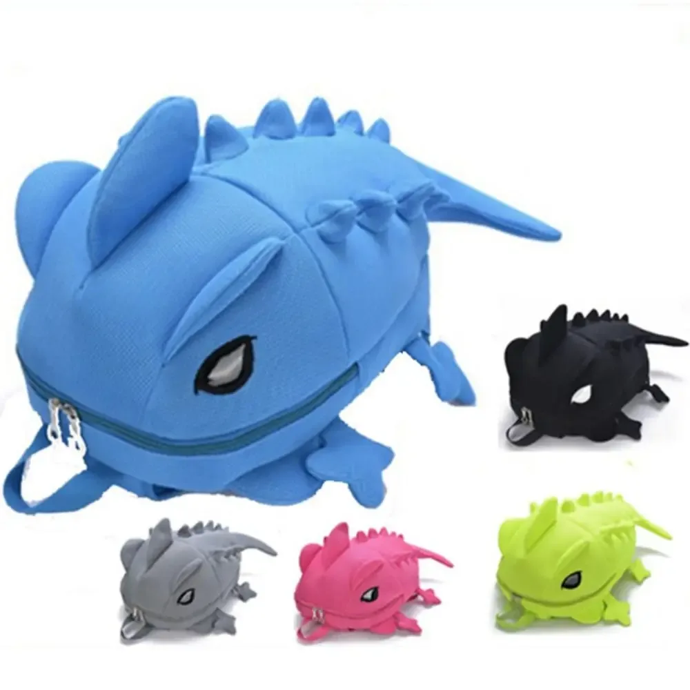 Sac à dos créatif de grande capacité pour hommes et femmes, sac de dessin animé, sac de dinosaure 3D, nouveau sac de documents de bonbons mignons initiés