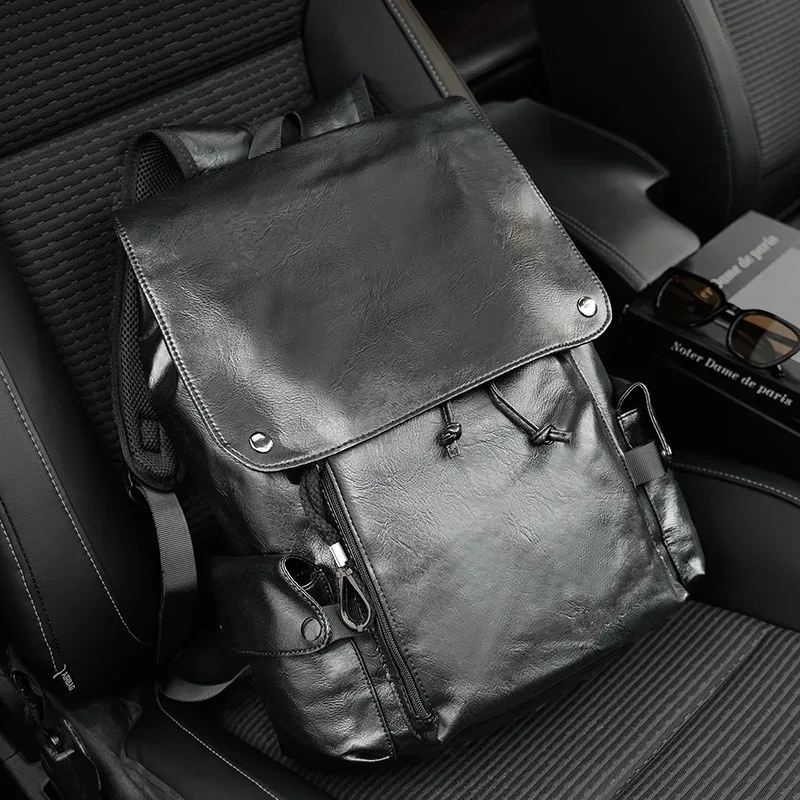 Nouveau Sac à Dos Homme 2026 – Design Tendance, Grande Capacité, Idéal Voyage et Ordinateur Portable, Sac d'École Souple de Luxe