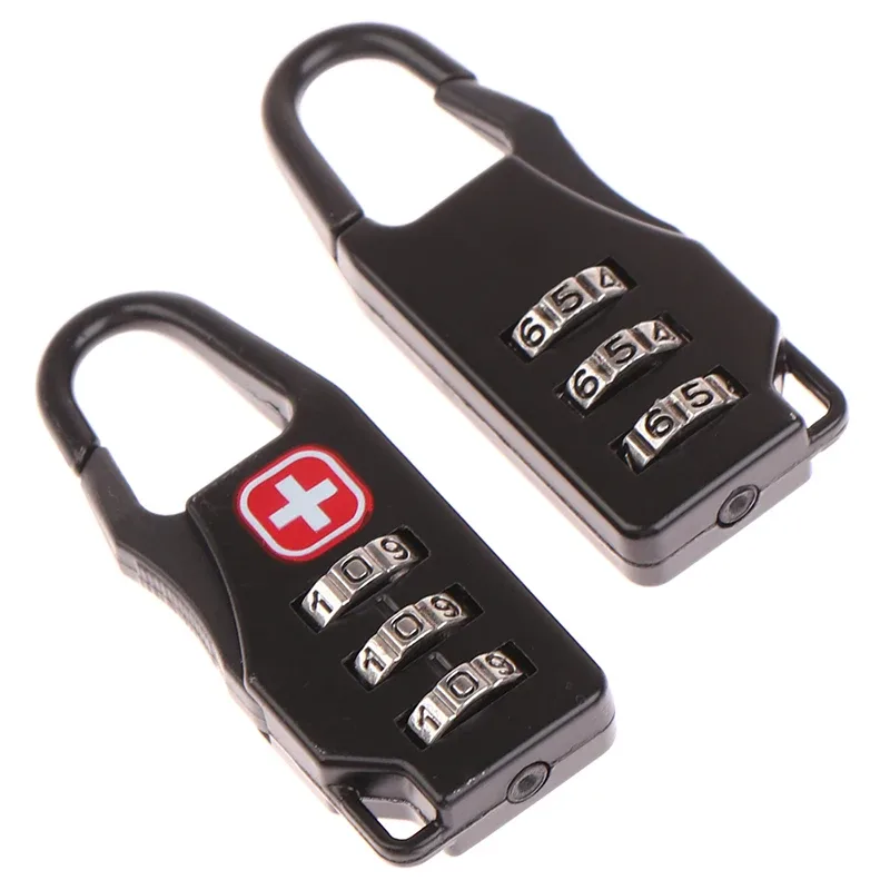 mini serrure portable en alliage, cadenas pour bagages de voyage en plein air, fermeture éclair, sac à dos, coffre-fort antivol, serrure à numéro blocode