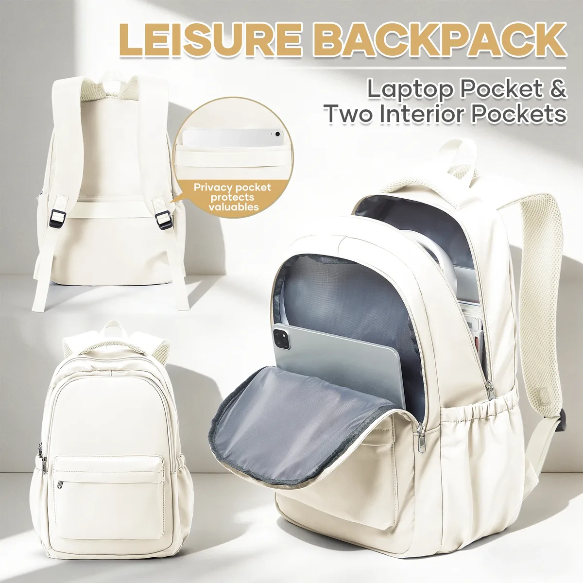sac à dos pour l'école primaire, sac d'école pour adolescentes, sac à dos léger pour femmes, sac à dos imperméable pour ordinateur portable, sacs à dos pour tous les jours