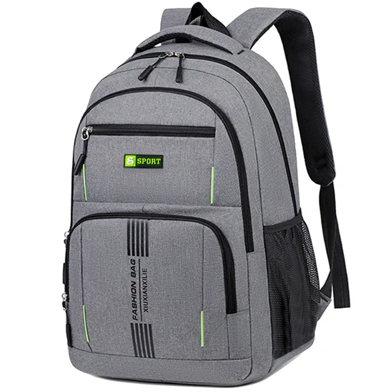 sac à dos minimaliste pour hommes, sac à dos léger en nylon avec plusieurs compartiments de rangement pour l'école et les voyages de week-end