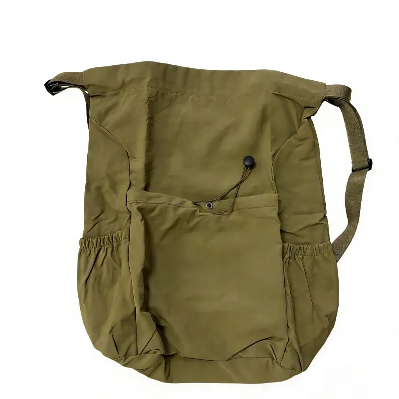 sac à dos léger à cordon de serrage pour hommes et femmes, sac pliable universel de grande capacité pour les déplacements en plein air et les loisirs
