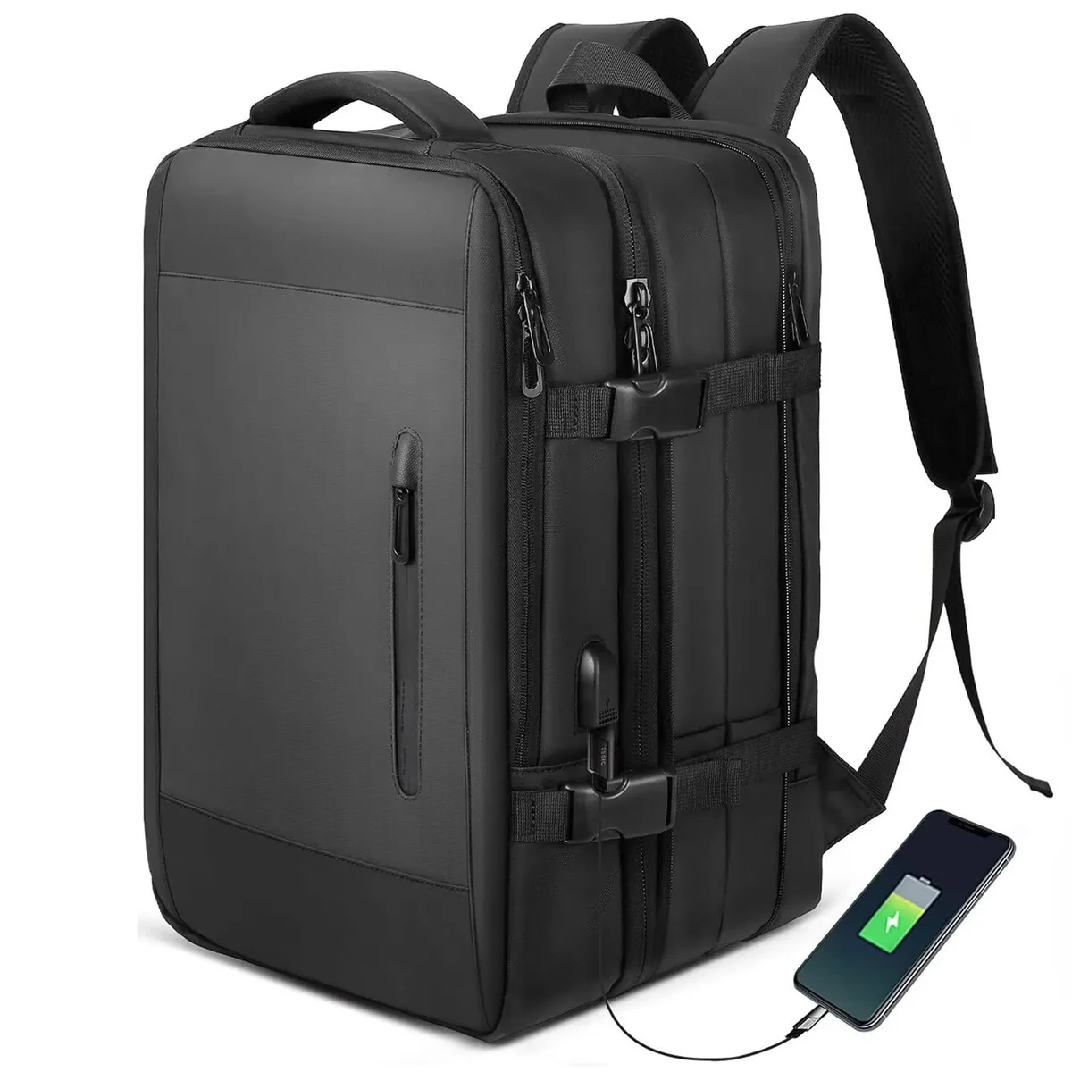 sacs à dos de charge multifonctionnels de grande capacité, sacs d'affaires, sac à dos de voyage extensible en avion, sac pour ordinateur portable, bagages, nouveau
