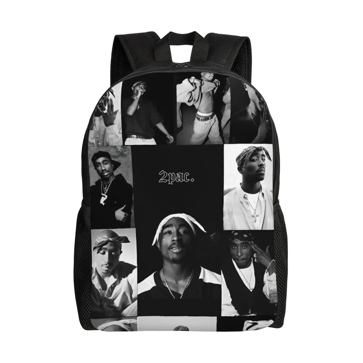 sac à dos populaire du rappeur 2pac pour hommes et femmes, sac à dos cool pour le lycée, la randonnée, les voyages, sac à dos en toile tupac pour l'université, cadeau