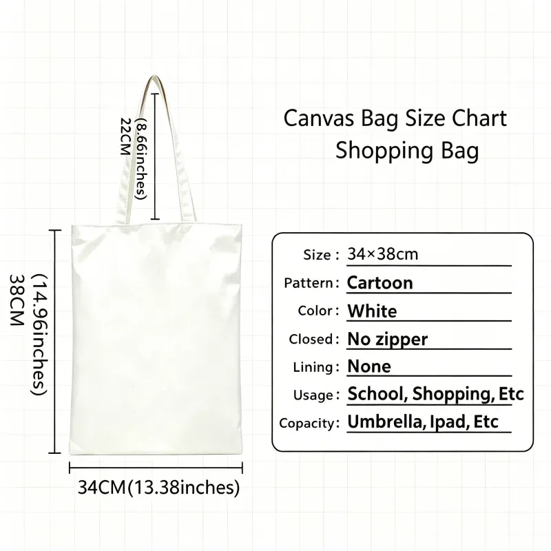 Sac fourre-tout en toile avec motif de requin baleine, style décontracté pour les courses quotidiennes et les sorties estivales
