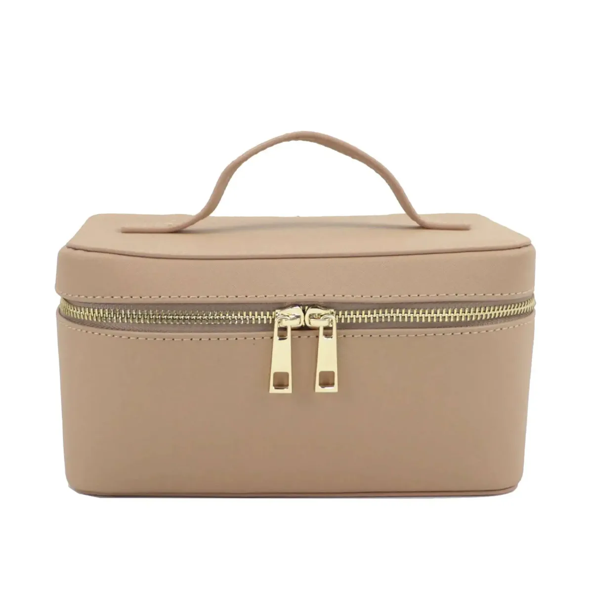 trousse de toilette de voyage en croûte de cuir saffiano pour femmes, nom personnalisé, boîte de rangement de maquillage suspendue portable, sac à cosmétiques pour femmes