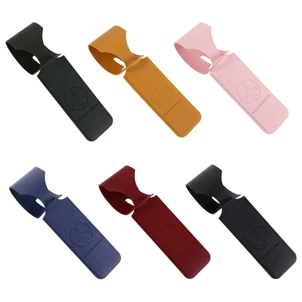 étiquette de bagage en cuir pour valise, sac à main, accessoires de voyage pour l'enregistrement à l'aéroport, étiquette de bagage pour carte d'embarquement, étiquette de bagage pour avion