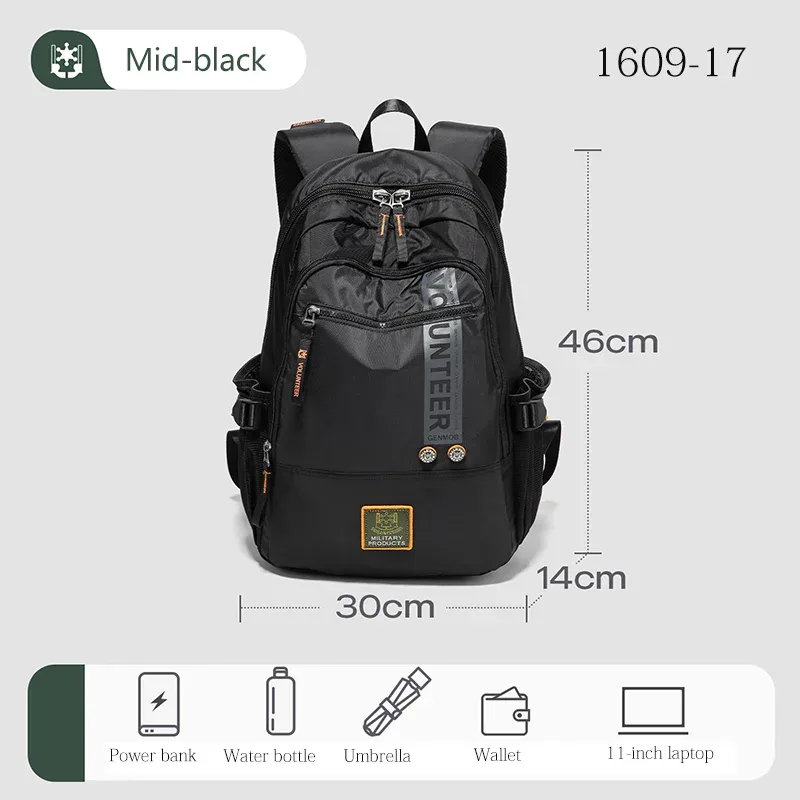 volunteer sac à dos de voyage pour hommes randonnée en plein air escalade camping sac à dos étanche de grande capacité sac à dos pour hommes 1609-08