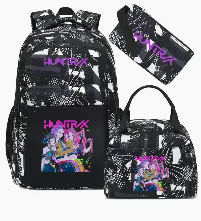 sacs d'école décontractés kpop demon hunter pour garçons et filles, sac à dos étanche de grande capacité pour ordinateur portable, sac à dos de voyage mochilas