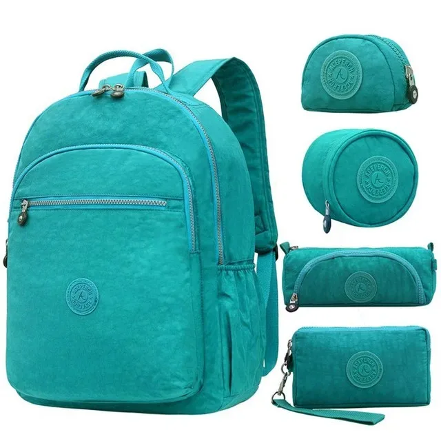 aceperch – sac à dos d'école en nylon pour filles et adolescentes, pour ordinateur portable