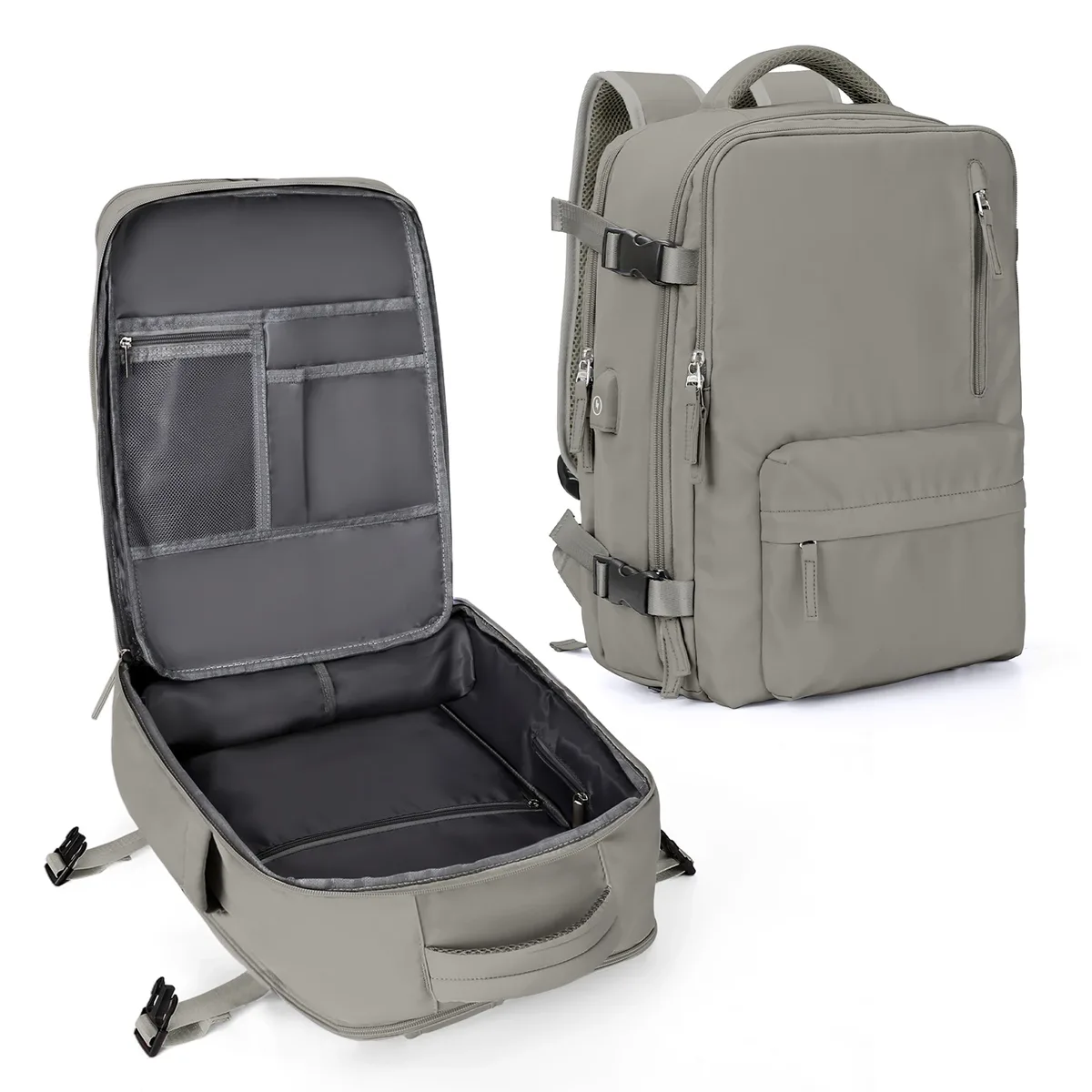 sac à dos de voyage, sac d'articles personnels pour vol approuvé, valise à main 35l, sac de week-end étanche pour hommes et femmes