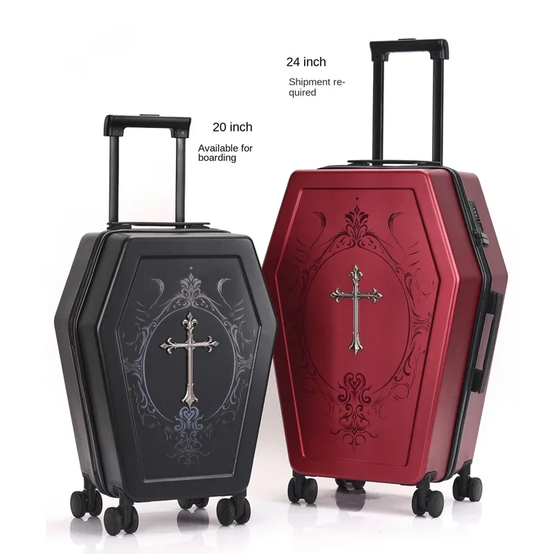 valise de voyage à roulettes pivotantes, valise trolley 20 pouces, sac de voyage cabine, valise en cuir rétro 