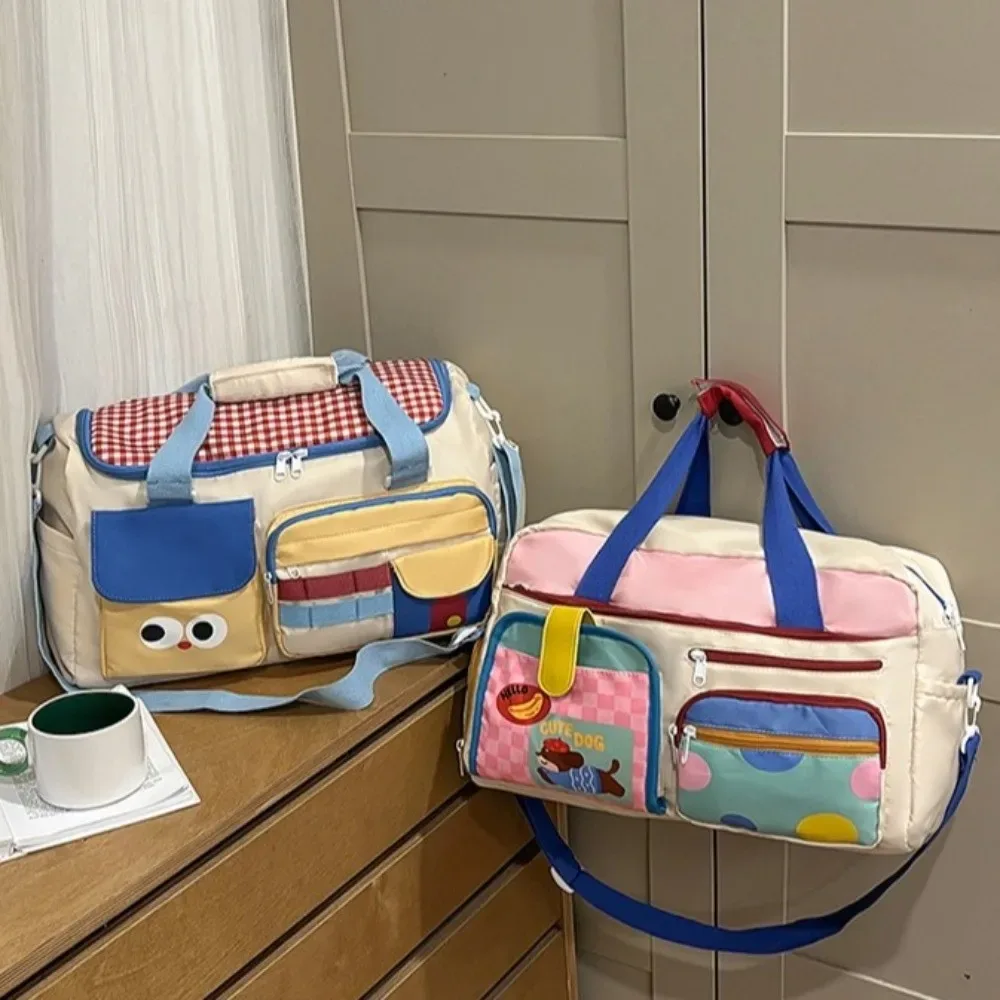 nouveau sac de voyage en tissu oxford, sac à main de maternité léger au design mignon, sac de transport de gra