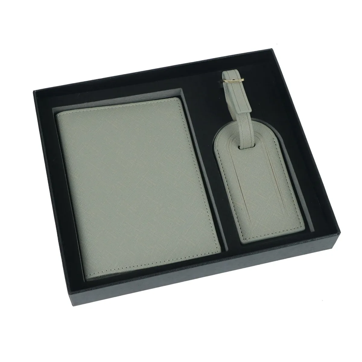 ensemble de couverture de passeport et d'étiquettes de bagage avec nom personnalisable gratuit, accessoires de voyage légers, porte-passeport et étiquette de valise