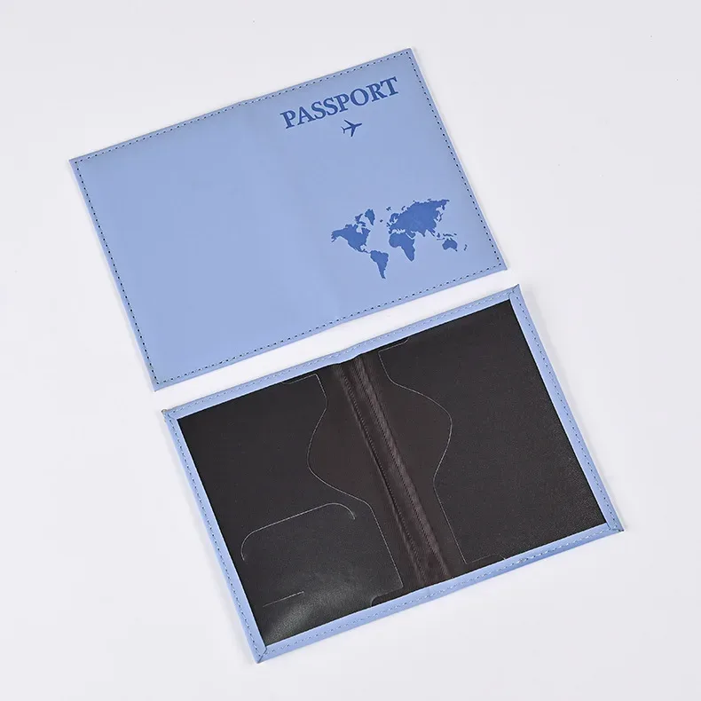 couverture de passeport transparente pour femmes et hommes, porte-passeport étanche, couvertures sur les passeports, porte-cartes de crédit, sacs, 1pc