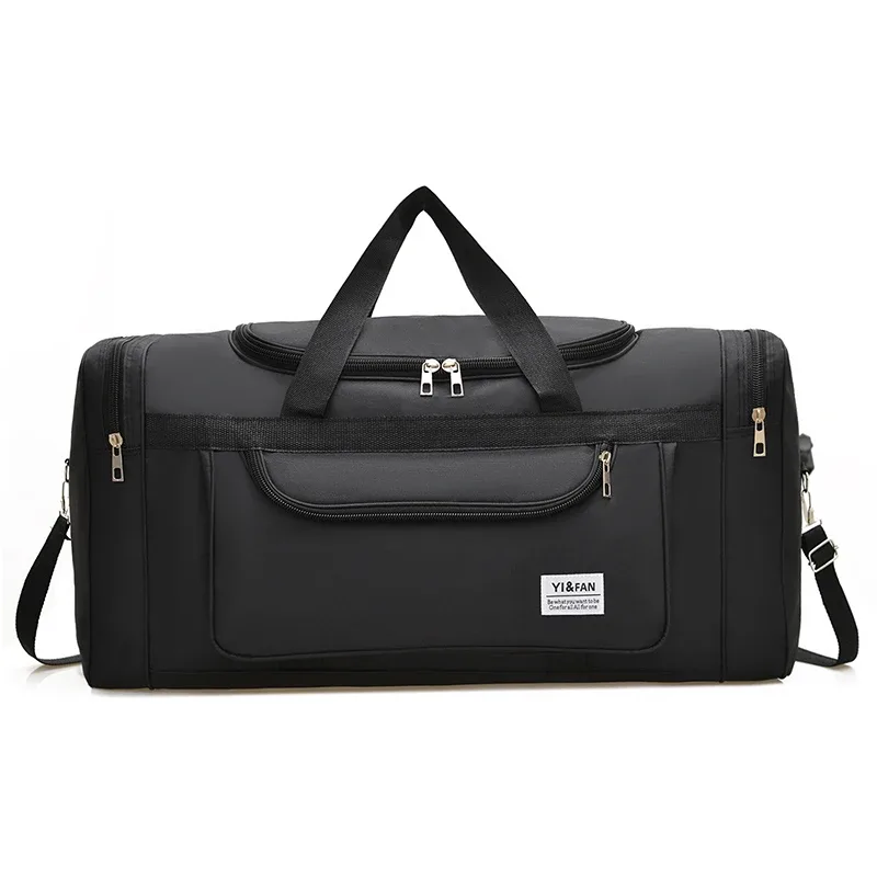 sac de sport multi-poches à bandoulière, sac de voyage, 1 pièce