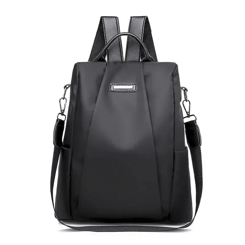 sac à dos pour femmes, sac à dos oxford de couleur unie avec grande capacité antivol, sac de voyage scolaire, nouveau sac.