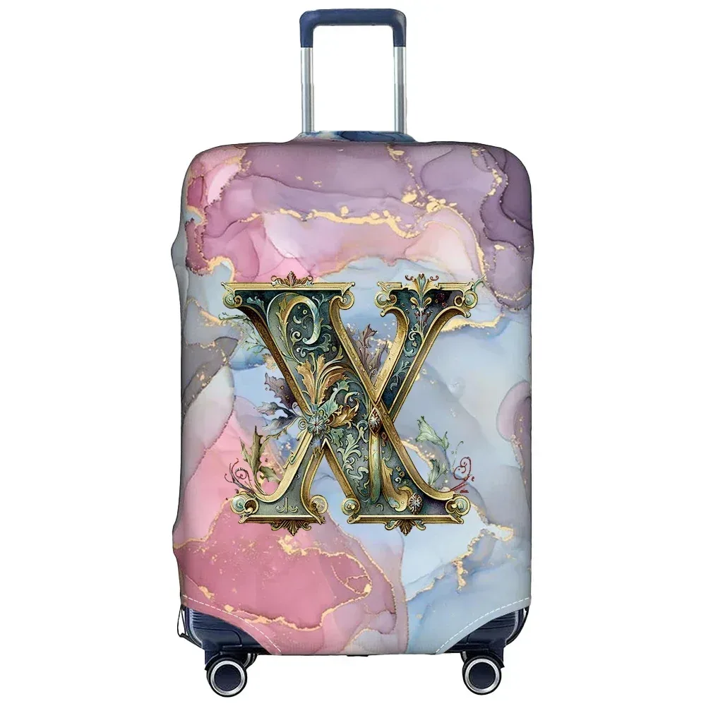 housse de protection élastique épaisse pour valise de voyage, pour valises de 18 à 28 pouces, série graphic lette