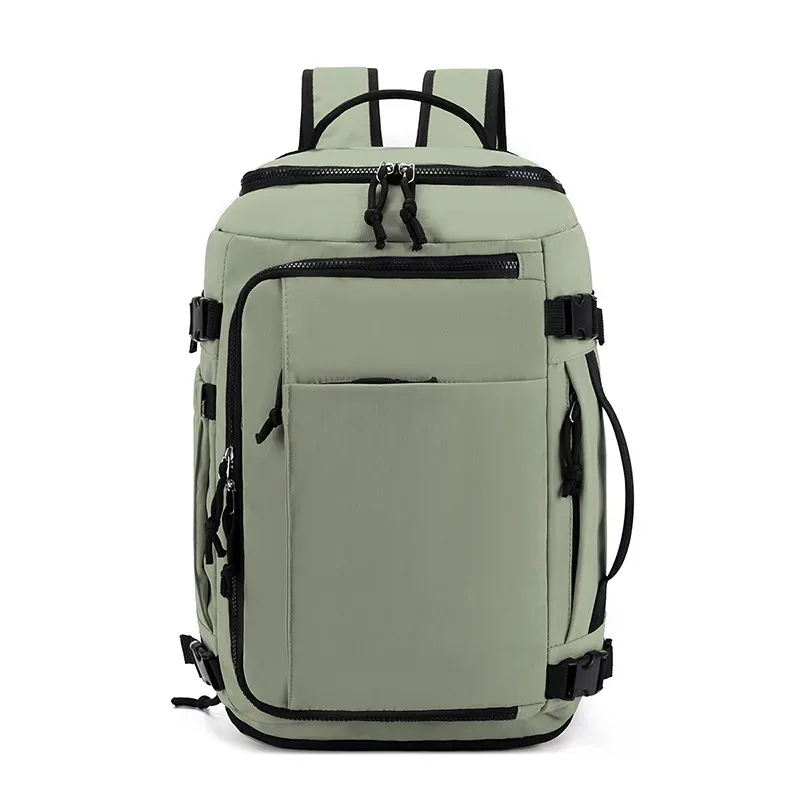 sac à dos de voyage grande capacité unisexe, léger, multifonctionnel, sacoche pour ordinateur, sac à bandoulière décontracté en pvc imperméable