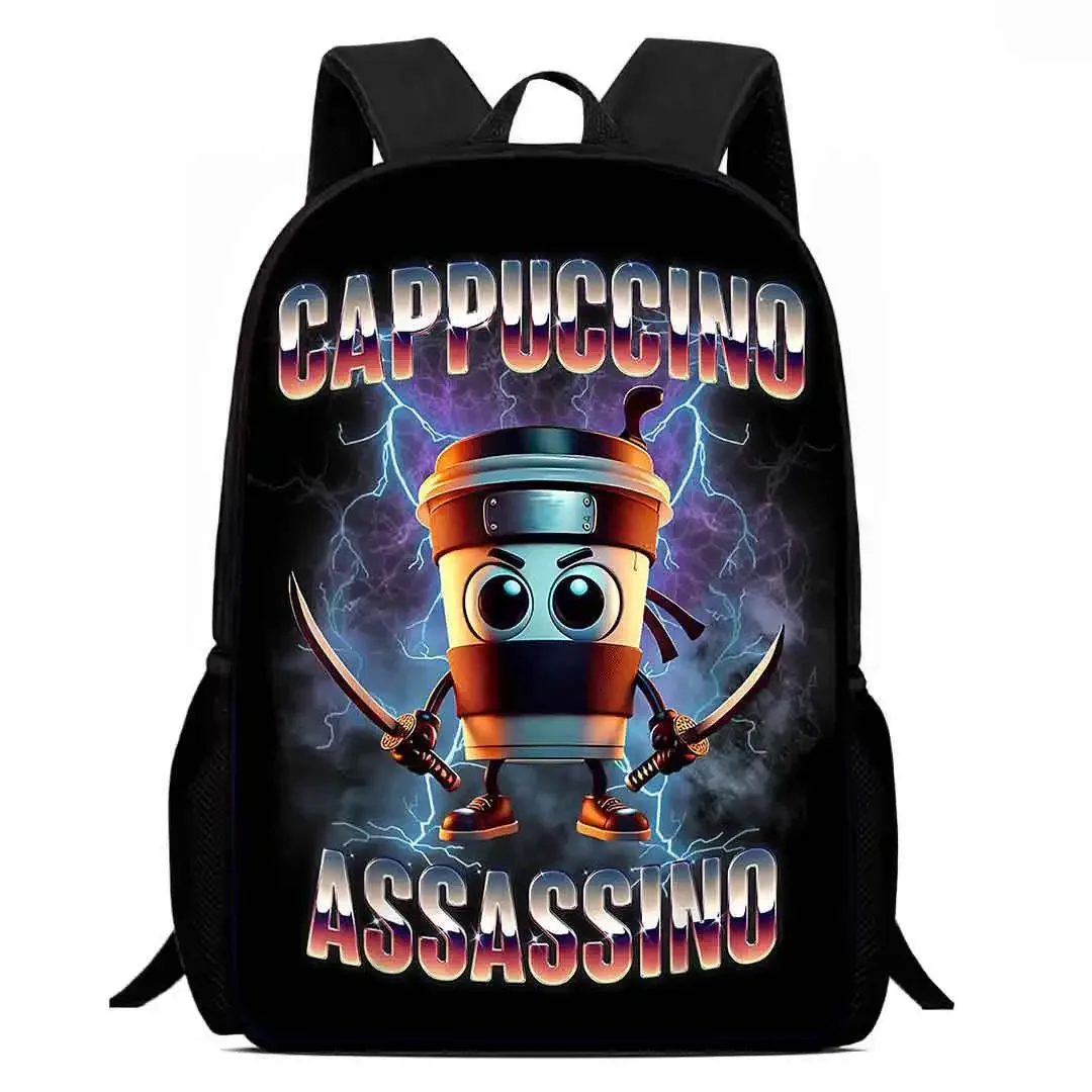 sac à dos pour enfants de vente chaude, sac à dos d'école primaire de dessin animé tung tung sahur ettralala, sacs à dos