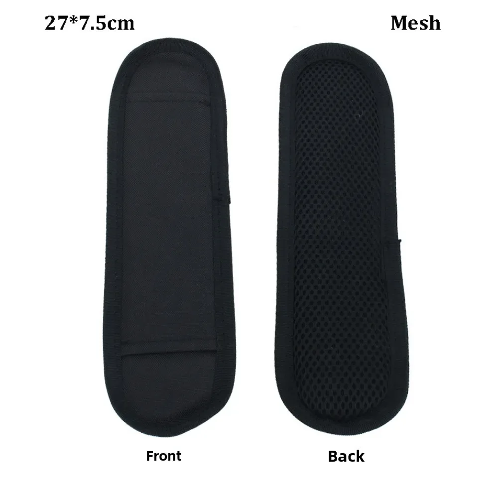 coussin de bandoulière détachable respirant de haute qualité pour sac à dos noir, accessoires de sac à bandoulière de décompression