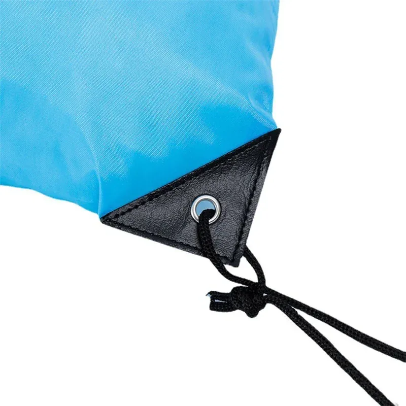 1pc sac à dos à cordon avec bande réfléchissante chaîne sac à dos cinch sacs sac en vrac pour l'école yoga sport gymnase voyage