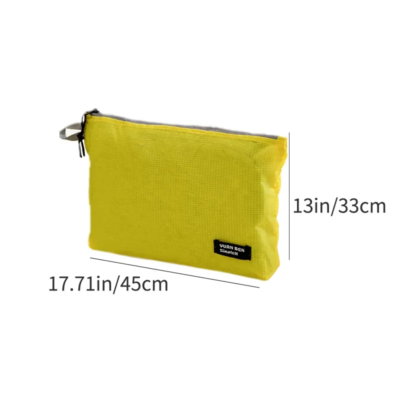 sac de rangement de voyage imperméable, sac de toilette portable de grande capacité pour les voyages d'affaires, sac organisateur de documents divers