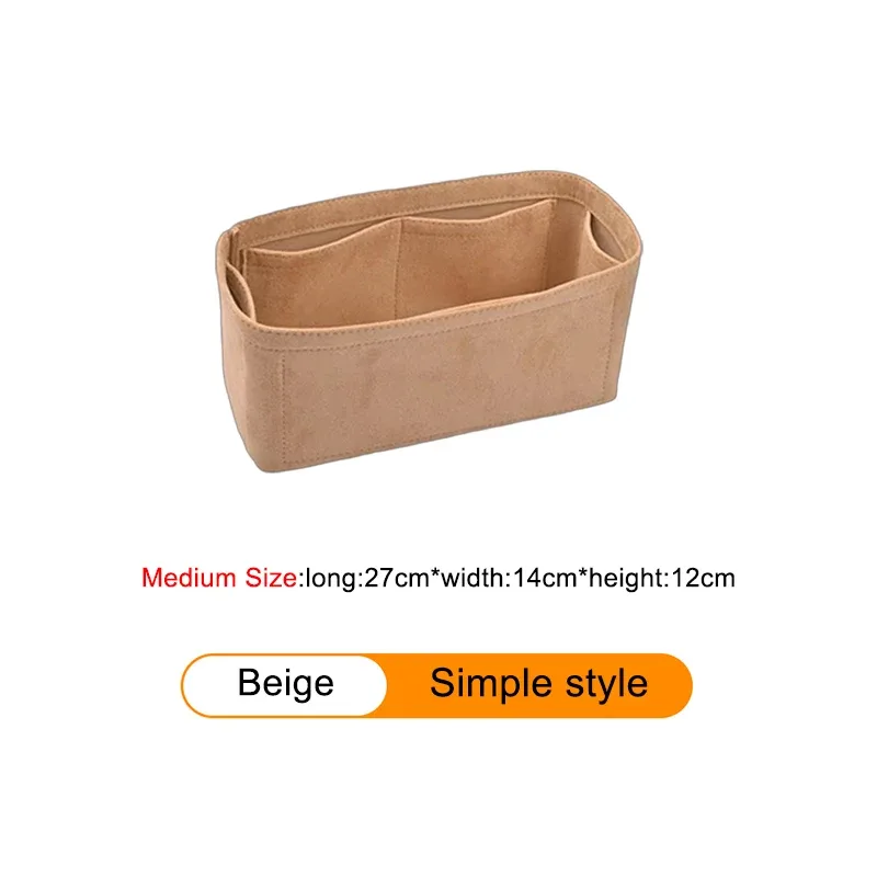 insert organisateur de sac pour h-birkin 25 30 35, sac à main en velours, sac à cosmétiques, support de rangement, sac de modification intérieure, accessoire