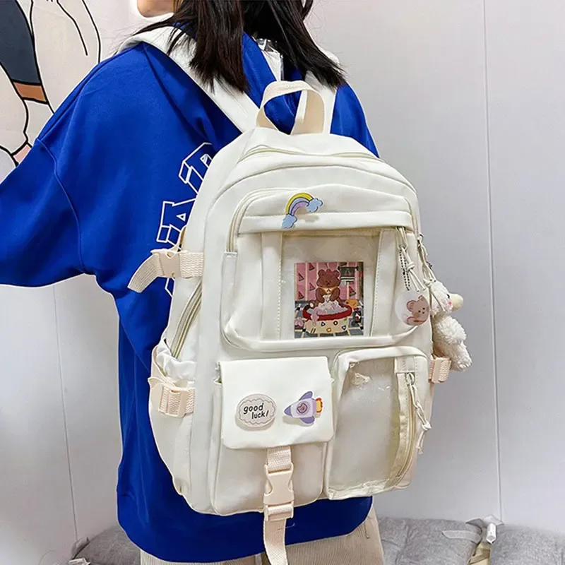 mode filles sac à dos nouvelle grande capacité style coréen femmes sacs à dos mignon étudiant école sac à dos polyvalent femmes sac