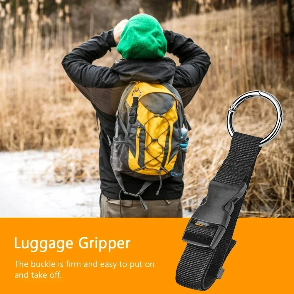 Sangle de fixation pour bagages de voyage, ceinture externe portable pour sac à dos avec boucle de déverrouillage, sangle de fixation pour veste