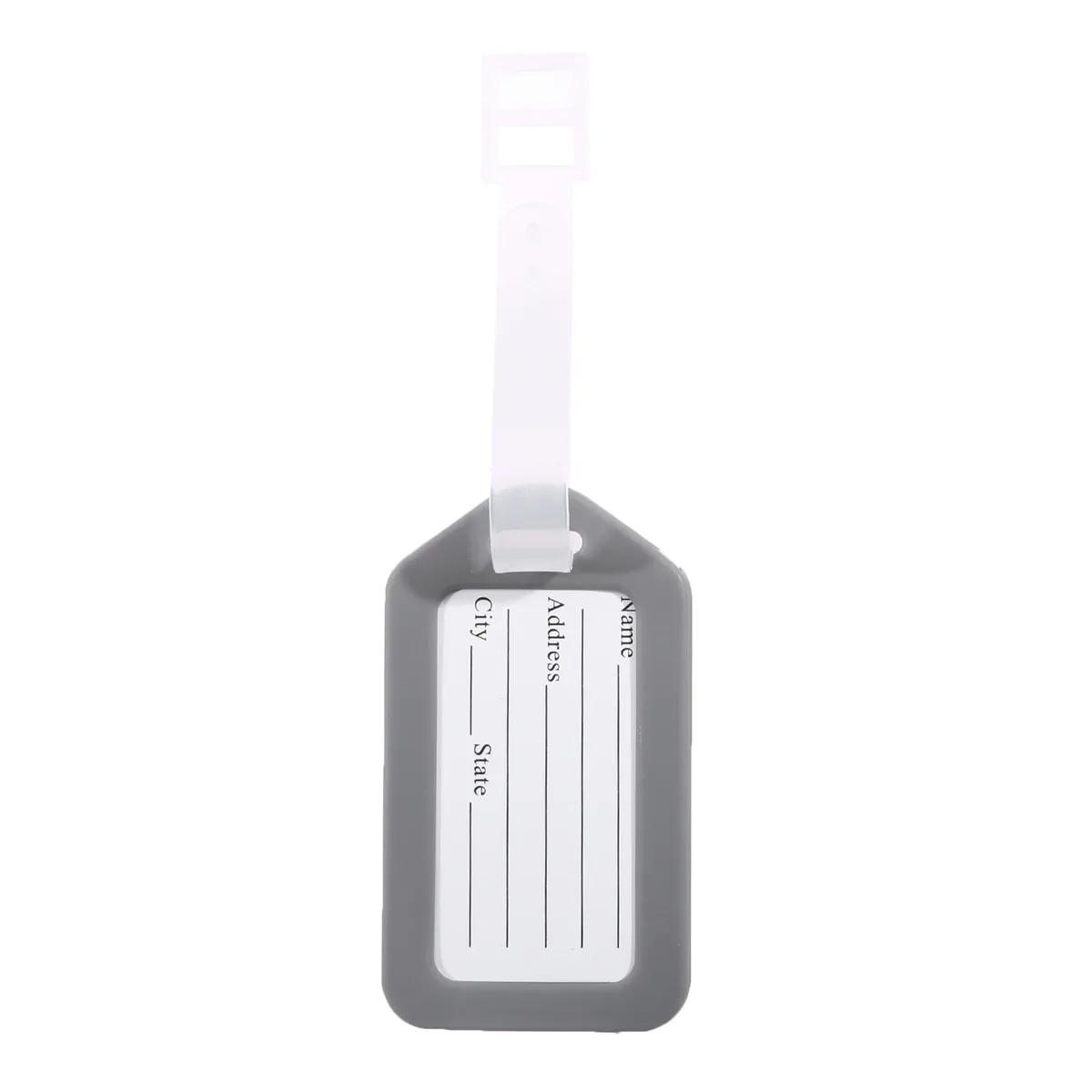 1-10 pièces étiquette de bagage embarquement expédition étiquettes de bagages en plastique accessoire de voyage femmes hommes valise id adresse nom titulaire sac étiquette
