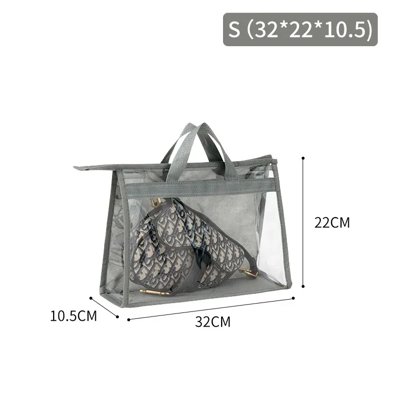 sac sac à poussière garde-robe sac suspendu sac de rangement pvc transparent sac en cuir étanche protection stockage sac suspendu