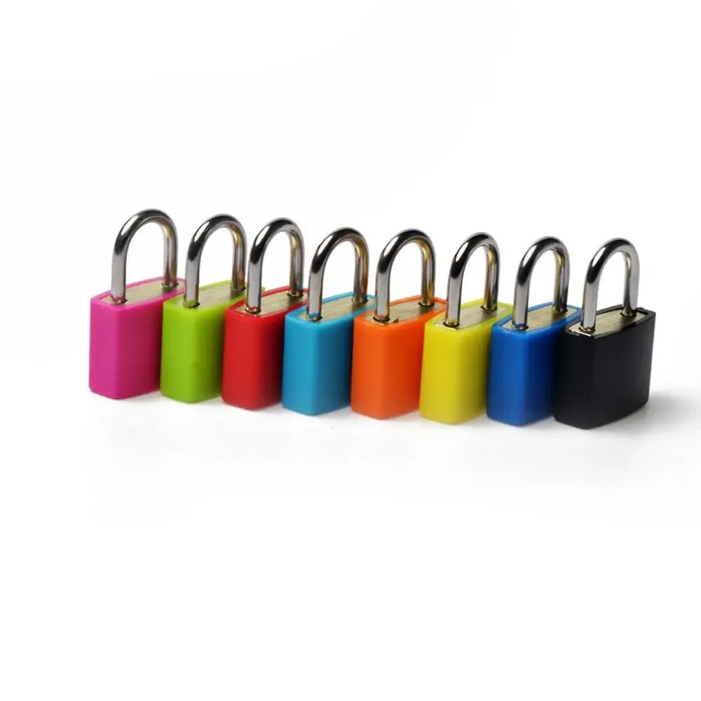 mini cadenas de bain en acier, petit cadenas de sécurité antivol, valise de voyage, serrure de journal intime, bagages, 23mm, 2 prédire