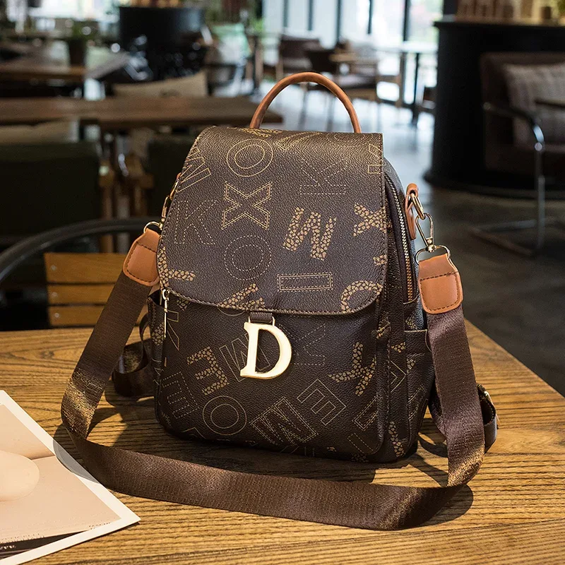 sac à dos en cuir vintage pour femmes, sac à bandoulière de haute qualité pour femmes, sac de voyage pour dames, sac d'école pour filles, mochilas.