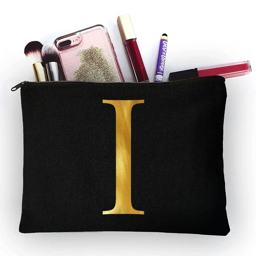 sacs à cosmétiques pour femmes, 26 lettres imprimées, jolis sacs à main de rangement portables de voyage décontractés, trousse de maquillage, trousse de toilette, offre spéciale