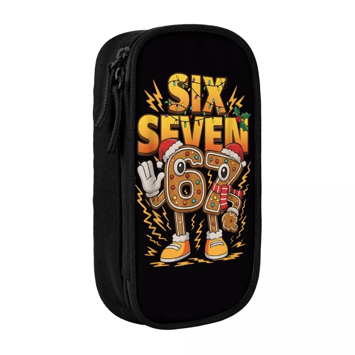 meme 6 7 six seven italien volez un cerveau 67 trousse à crayons toile boîte à crayons enfant vintage collège école étuis à crayons fournitures