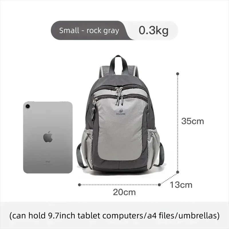 sac à dos de voyage pour femmes fouvor, en tissu oxford, léger, petit sac d'école, sac de voyage extérieur tendance pour enfants 3068-06 3068-16