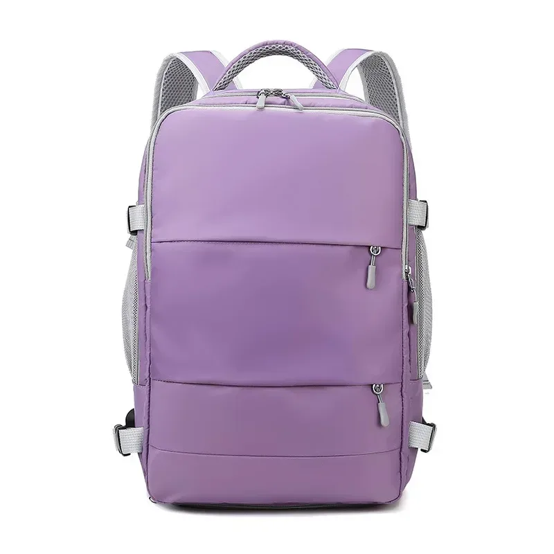 sac à dos multifonction de voyage de grande capacité pour femmes, avec rangement de chaussures, multicouche, séparation sèche et humide, étanche